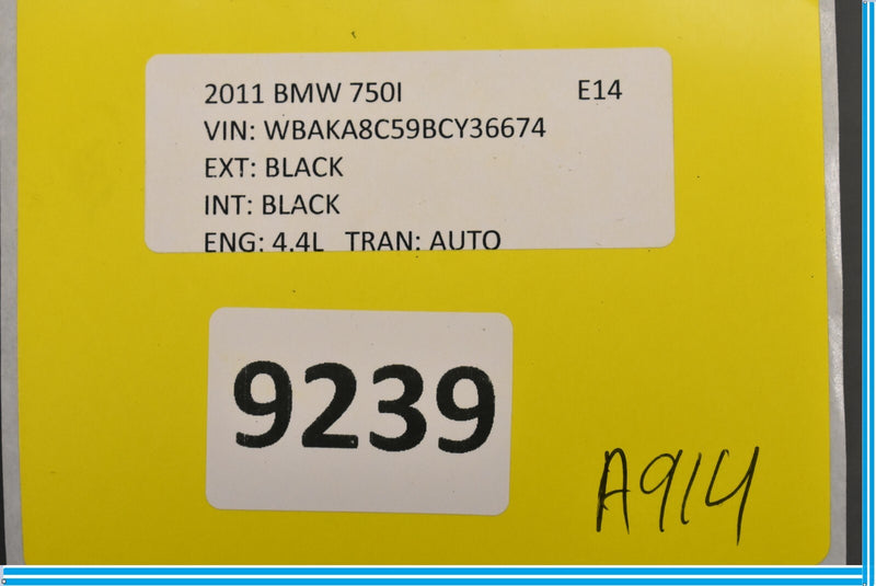Load image into Gallery viewer, 09-15 BMW 750i 750Li Trunk Deck Lid Lock Cylinder W/O Key Oem
