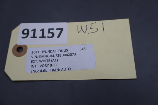 11-16 Hyundai Equus Rear Trunk Power Release Motor W/ Trunk Module Unit Oem