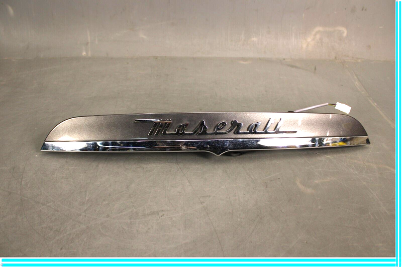 Load image into Gallery viewer, 14-17 Maserati Ghibli Trunk Deck Lid License Light Lamp Molding Cover Oem
