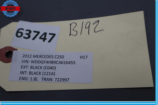 08-14 Mercedes W204 C350 E350 GLK350 Front Left Driver Lower Seat Cover Trim Oem