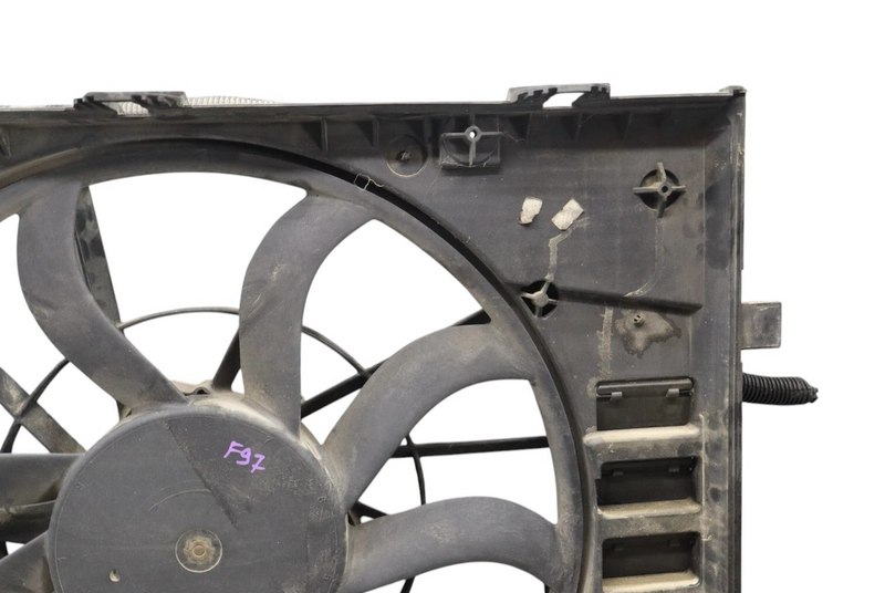 Load image into Gallery viewer, 11-17 Volkswagen VW Touareg Radiator Cooling Fan Shroud Assembly Oem
