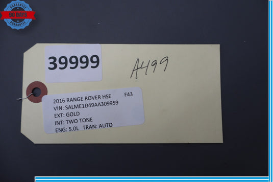 10-12 Range Rover Sport HSE Right Passenger Side Dash Board Trim 24FX519-01 Oem