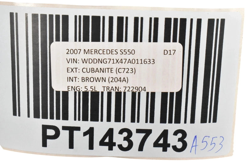 Load image into Gallery viewer, 07-14 Mercedes S550 CL550 Front Right Passenger Door Lock Latch Actuator Oem

