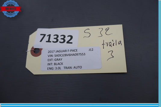 17-20 Jaguar X761 F-Pace Rear Left Driver Side Interior Door Panel Trim Oem