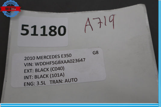 08-18 Mercedes E350 C350 W212 Parking Brake Release Handle 2044200177 Oem