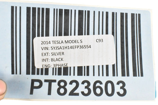 12-16 Tesla Model S Upper Dashboard Cover Trim Panel 100225500I OEM