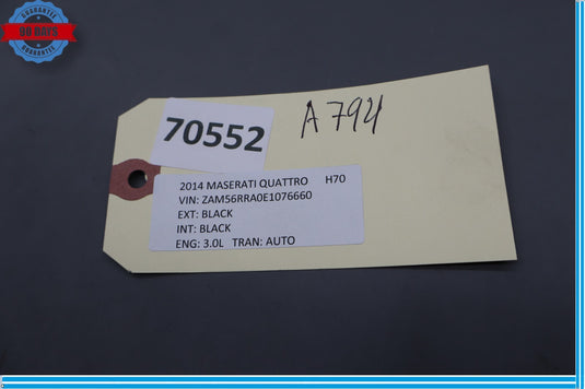 14-17 Maserati Quattroporte Center Console Shifter Slider Trim Ring Oem