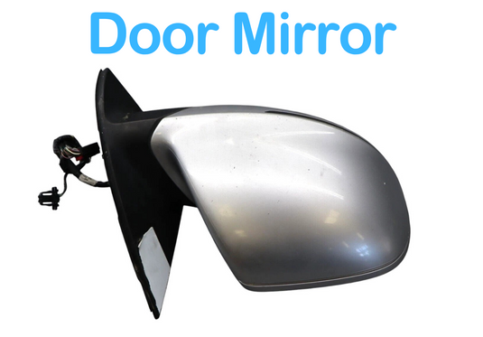 07-09 Audi Q7 4L Front Right Passenger Side Exterior Power Door Mirror Oem