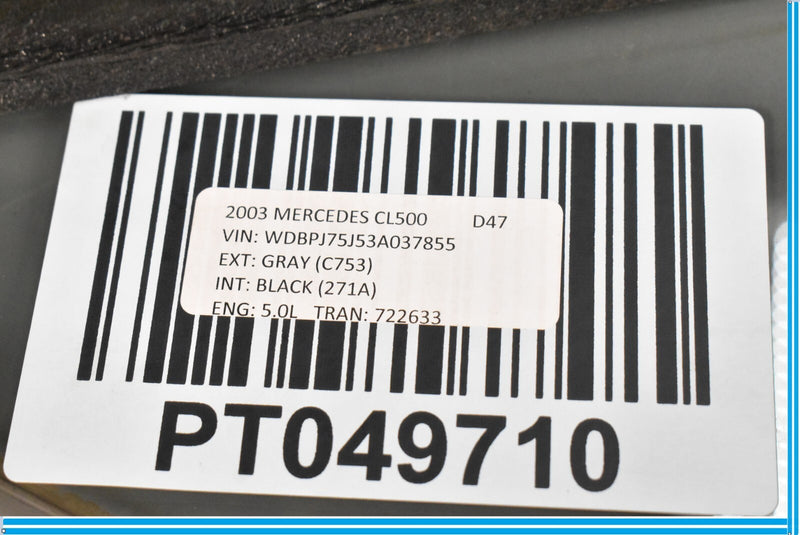 Load image into Gallery viewer, 00-06 Mercedes CL500 S55 AMG W220 Rear Right Passenger Side Window Glass Oem
