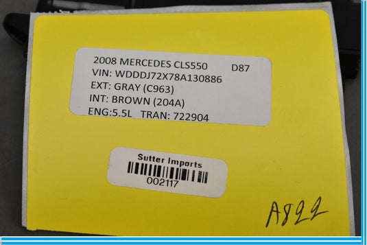 03-11 Mercedes CLS550 E550 W219 Gear Shift Shifter Indicator Switch Control Oem