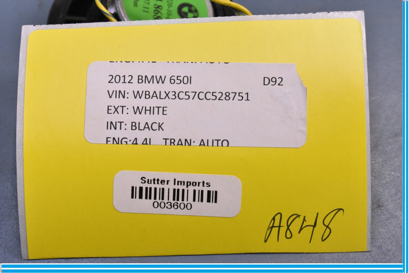 Load image into Gallery viewer, 12-18 BMW 650i 640i F12 Rear Deck Right Tweeter Speaker Bang &amp; Olufsen Oem
