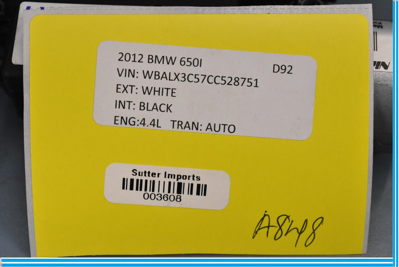Load image into Gallery viewer, 12-18 BMW 650i Front Left Sunroof Sun Roof Shade Motor Oem
