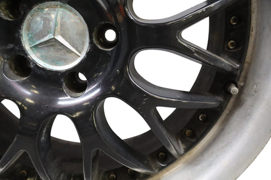 Used Alloy Wheels Ssw Mesh038 5 Holes 112 Black Glass Edge Et45 8-18 Inches