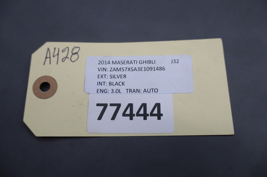 14-19 Maserati Ghibli Lower Steering Column Trim Cover Panel S311004060 Oem