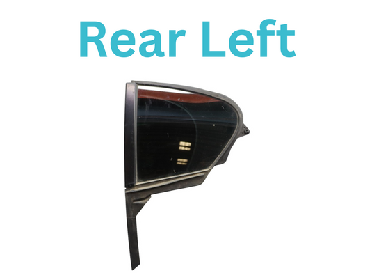 17-20 Jaguar XE X260 Rear Left Side Quarter Door Window Glass GX7325829A Oem