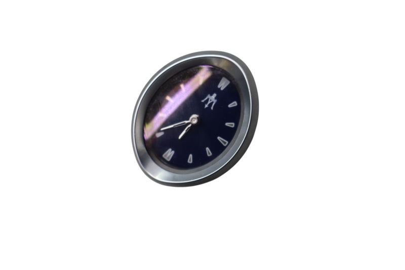 Load image into Gallery viewer, 14-18 Maserati Ghibli S Center Dash Dashboard Analog Clock Black 670021647 Oem
