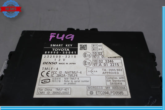 07-09 Lexus LS460 LS460L Smart Key Keyless Entry Control Module Unit ECU Oem