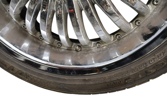 Strada Spina 20" Inch Chrome Alloy Rim Wheel Set of 4 20x8J 245/40 ZR20 Oem