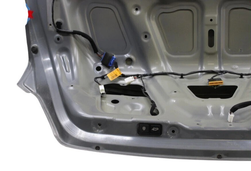 Load image into Gallery viewer, 11-16 Hyundai Equus SIG Rear Trunk Lid Tailgate Cover Panel Assembly Silver Oem
