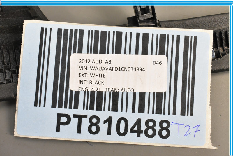 Load image into Gallery viewer, 11-18 Audi A8 A8 Quattro Trim Panel Instrument Panel Knee Bolster 4H1857927A Oem
