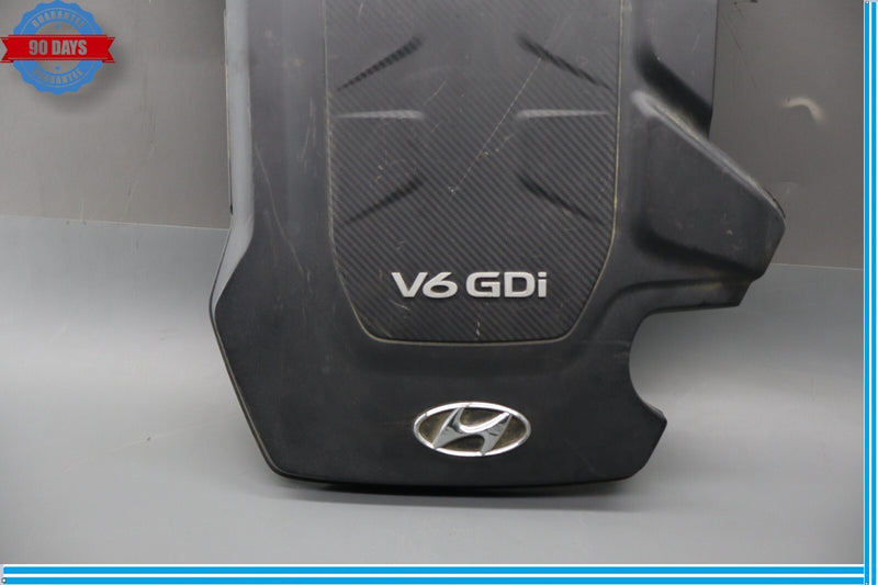 Load image into Gallery viewer, 15-16 Hyundai Genesis Engine Motor Top Cover Panel Lid Black 292403CDD0 Oem
