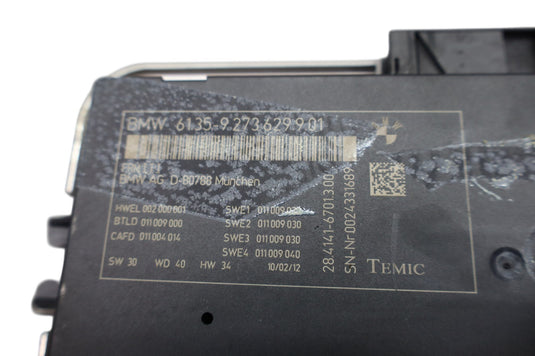 09-15 BMW F01 750i 750Li Footwell Light Control Module Unit ECU 9273629 Oem