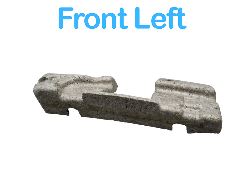 Load image into Gallery viewer, 11-13 Hyundai Equus Front Left Side Bumper Energy Absorber Foam 866243N010 Oem

