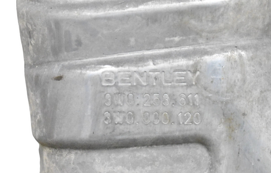03-12 Bentley Continental GT GTC Rear Right Exhaust Muffler 3W0253611A Oem