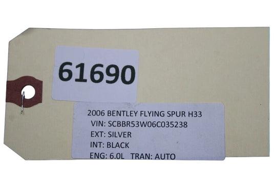 03-06 Bentley Continental GT Flying Spur Dashboard Panel Frame Mount Support Oem