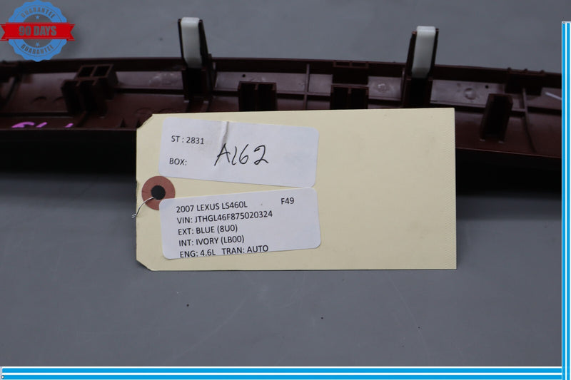Load image into Gallery viewer, 07-12 Lexus LS460 LS460L Front Right Passenger Side Dash Trim Molding Wood Oem
