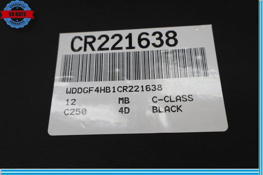 2012 Mercedes-Benz W204 C250 User Owner's Manual Book W/ Case Cover Oem