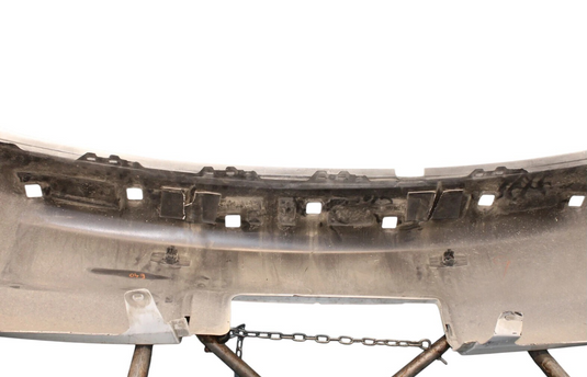 15-17 Infiniti QX80 Rear Bumper Cover Assy W/ PDC Sensor Holes White (QAB) Oem