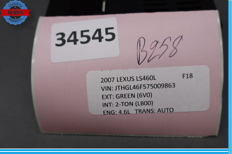 Load image into Gallery viewer, 07-09 Lexus LS460 Dashboard Dash Digital Clock Assembly 83910-50050 Oem
