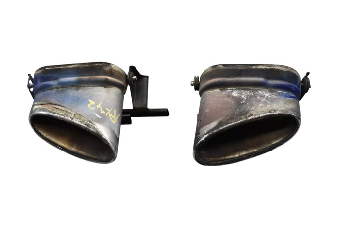 06-12 Bentley Continental Left & Right Exhaust Tip Muffler Set 3W0253681D OEM