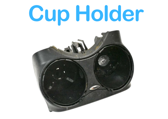 06-11 Mercedes W219 CLS500 Center Console Cup Holder Bracket Compartment Oem