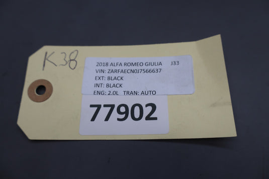 17-21 Alfa Romeo Giulia Front Left Driver Power Window Master Switch Oem