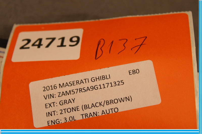 Load image into Gallery viewer, 14-19 Maserati Ghibli S Front Left Driver Door Panel Insert Wood Trim Oem
