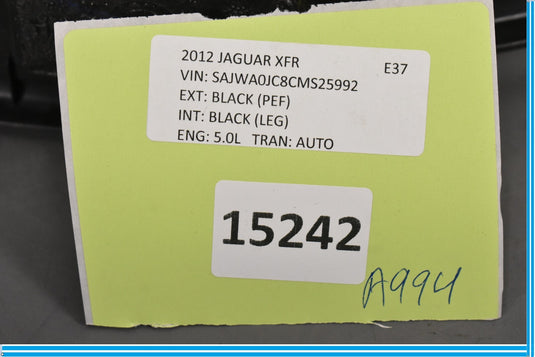10-15 Jaguar XF XFR X351 Rear Right Side Door Sill Scuff Step Plate Trim Oem