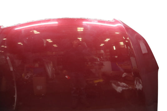 09-14 Hyundai Genesis Front Engine Hood Bonnet Panel Assembly Red Oem