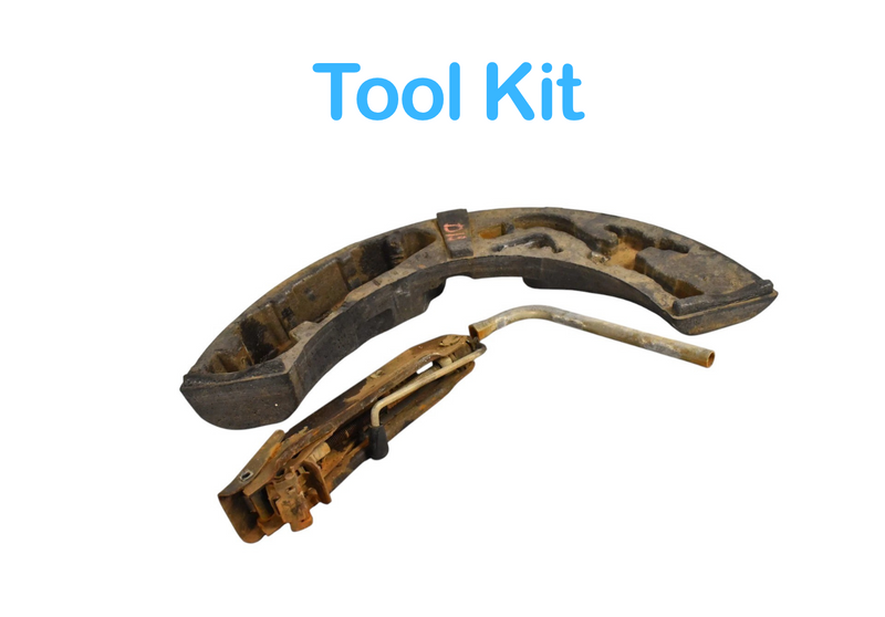 Load image into Gallery viewer, 03-12 Bentley Continental Emergency Spare Tire Jack Tool Kit Set 3W0012123G OEM
