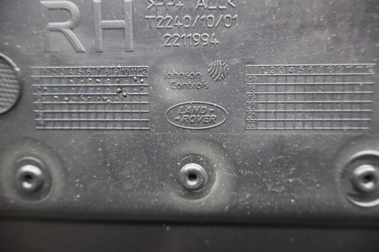 12-15 Range Rover Evoque L538 Front Right Passenger Seat Back Panel Cover Oem