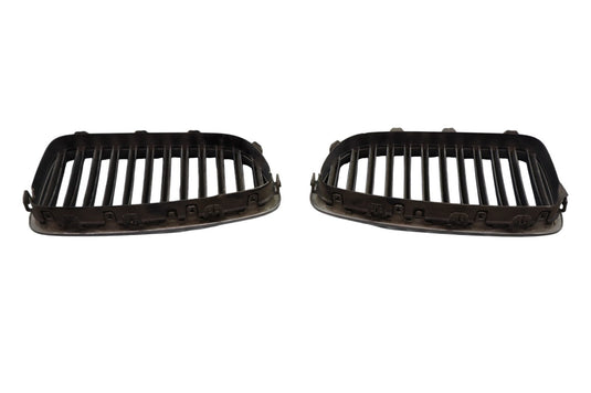 11-13 BMW 528i 535i Front Left & Right Kidney Hood Radiator Grille Chrome Oem