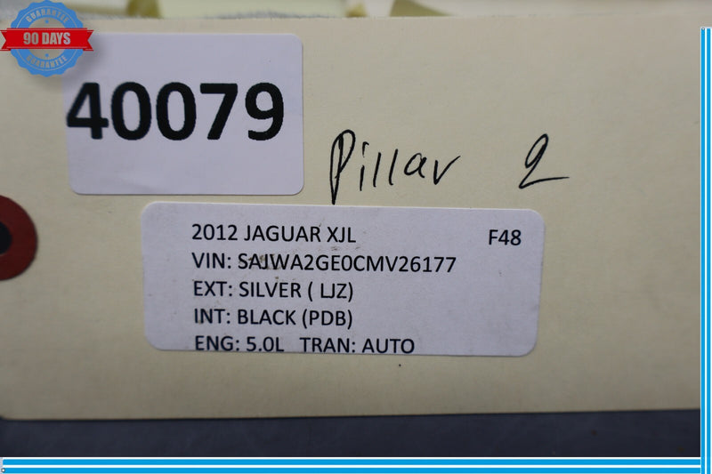 Load image into Gallery viewer, 10-19 Jaguar XJL XJ X351 Front Right Side A Pillar Trim Panel Suede Beige Oem

