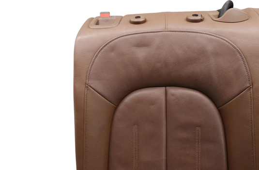 13-18 Audi A6 Rear Right Passenger Seat Top Upper Cushion  W/Armrest Brown Oem