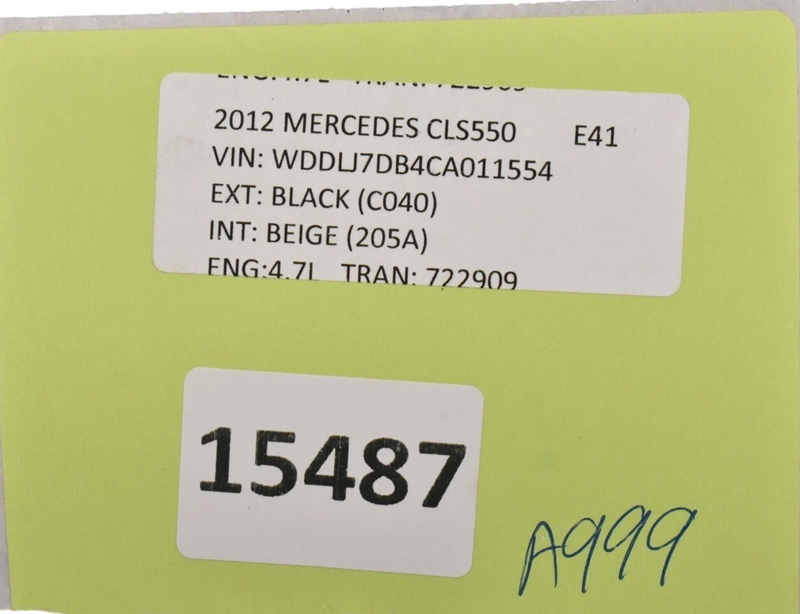 Load image into Gallery viewer, 12-18 Mercedes CLS550 W218 Front Left Master Power Window Switch A2129056000 Oem
