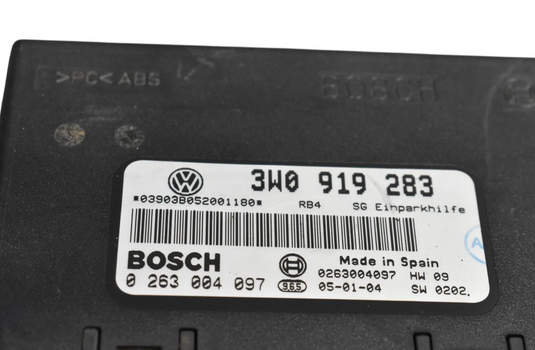 03-07 Bentley Continental PDC Park Parking  Assist Control Module 3W0919283 Oem