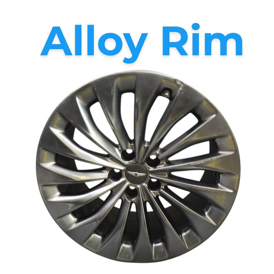 17-19 Hyundai Genesis G90 19" Rear Alloy Wheel Rim 15 Spoke 52910D2310 Oem