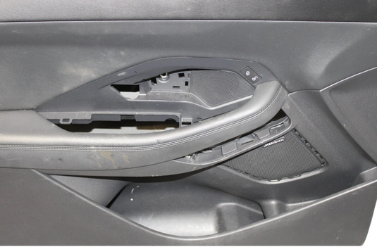 17-20 Jaguar F-Pace Front Left Driver Interior Door Trim Panel W/ Speaker Oem