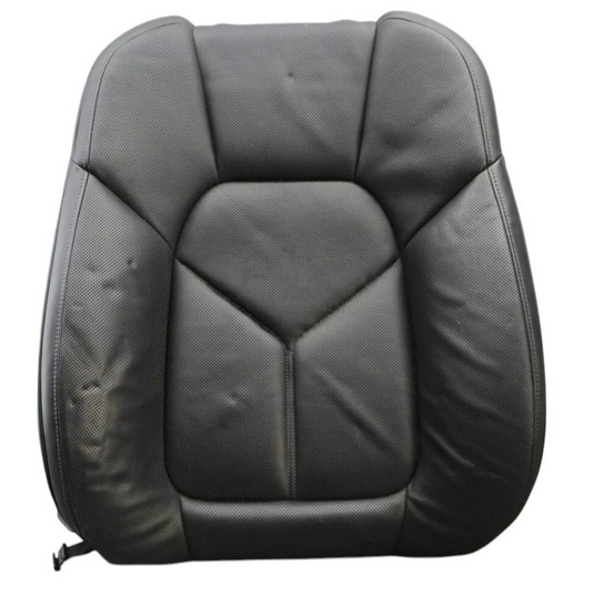 11-18 Porsche Cayenne 958 Front Right Side Seat Upper Cover Cushion Black Oem