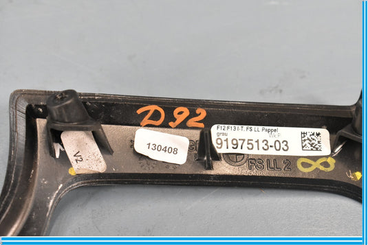 12-18 BMW 650i Front Left Driver Side Dash Air Vent Bezel Wood Trim Oem